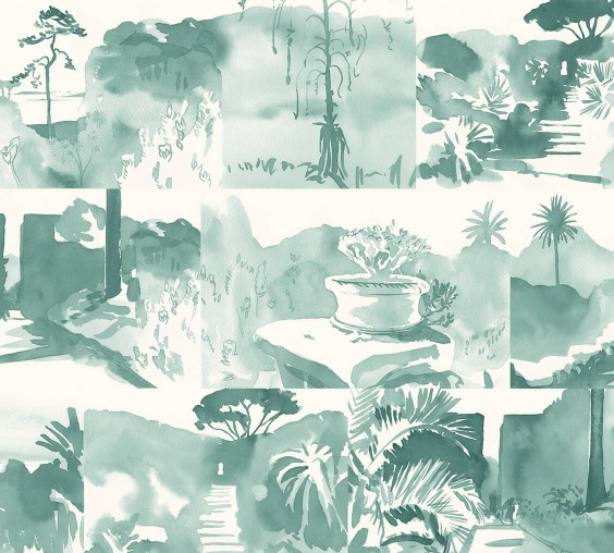 Панно Paint and Paper Library Tresco Abbey Gardens Terrace 0393AGTERRA